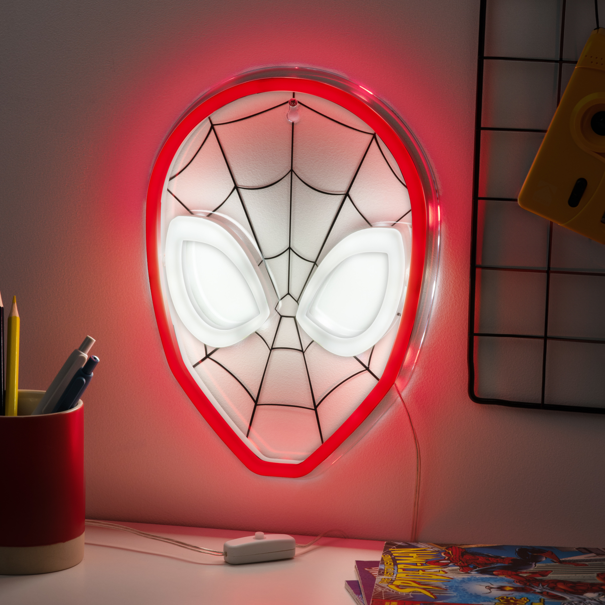 Spiderman Wall Mountable LED Neon Light - Lampa