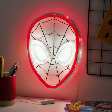Spiderman Wall Mountable LED Neon Light - Lampa