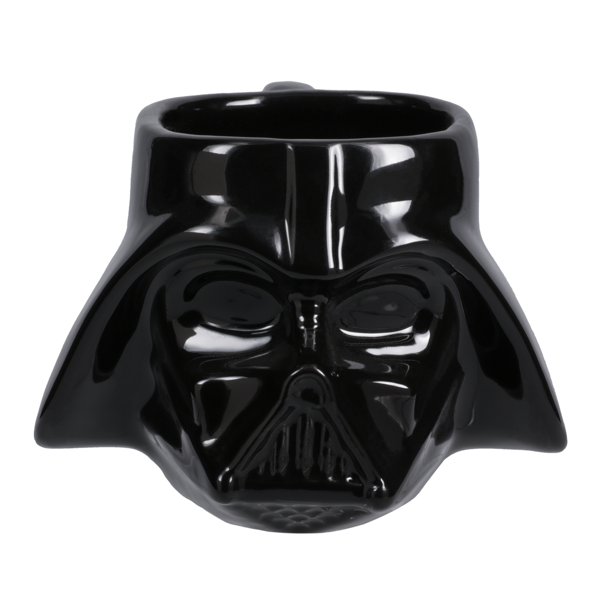 Cana ceramica model Darth Vader - Star Wars efect 3D negru Capacitate 385ml licenta oficiala LucasFilm - Cana