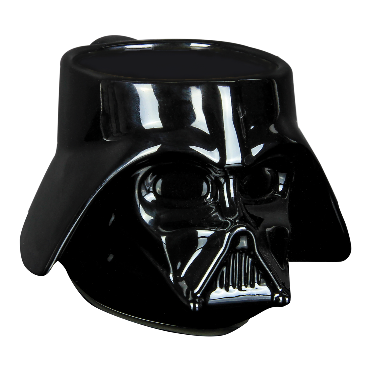 Cana ceramica model Darth Vader - Star Wars efect 3D negru Capacitate 385ml licenta oficiala LucasFilm - Cana