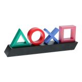 Lampa decorativa model PlayStation noptiera birou sau gaming semn luminos LED multicolor forma logo 3D licenta oficiala