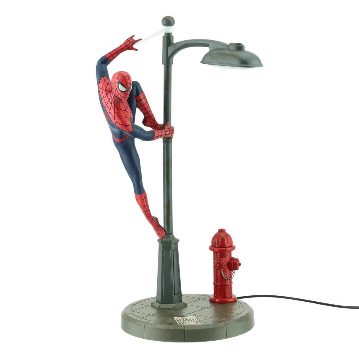 Lampa 3D model Spiderman decoratiune luminoasa LED 3 trepte de iluminare USB 33cm licenta oficiala Marvel - Lampa