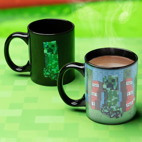 Minecraft Creeper Heat Change Mug - Cana