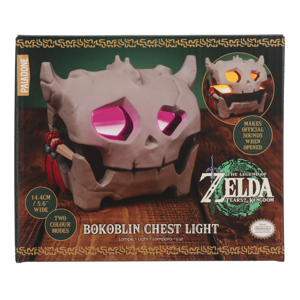 Bokoblin Chest Light with Sound - Lampa