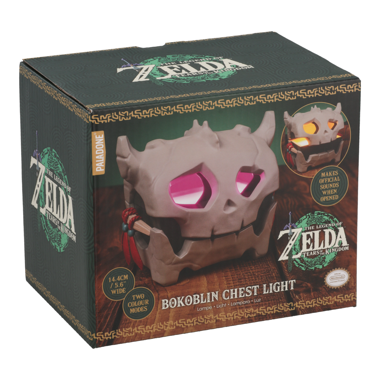 Bokoblin Chest Light with Sound - Lampa