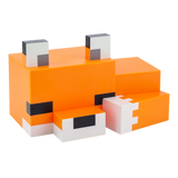 Lampa decorativa model Fox - Minecraft de veghe noptiera birou sau gaming 16cm semn luminos LED forma 3D personaj