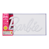 Lampa decorativa model Barbie de veghe noptiera birou sau gaming semn luminos LED NEON forma logo licenta Mattel - Lampa